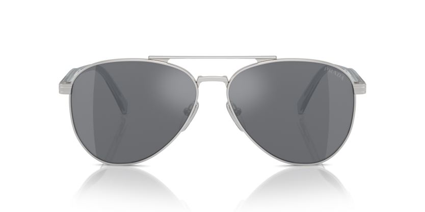 0PR A58S - Prada - (Silver) Dark Grey Flash Silver - 58 - 14 - 145 MM - Ardor Eyewear 8056262130001