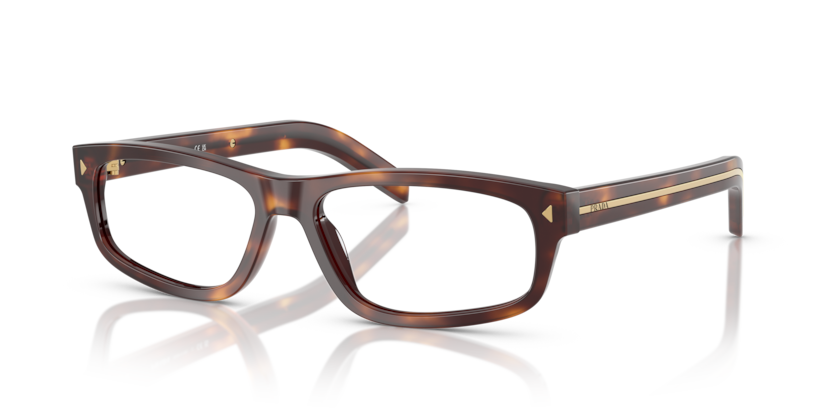 Havana - 0PR B02V 8056262363591 Prada Eyeglasses Man Rectangle