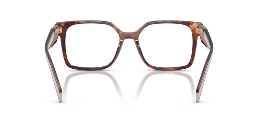 Havana Caramel - 0PR B03V 8056262366080 Prada Eyeglasses Woman Rectangle