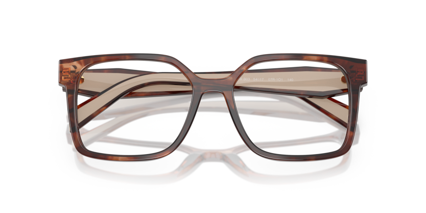 Havana Caramel - 0PR B03V 8056262366080 Prada Eyeglasses Woman Rectangle