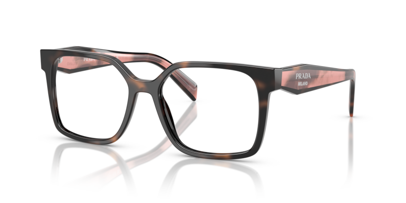 Mauve Tortoise - 0PR B03V 8056262366127 Prada Eyeglasses Woman Rectangle