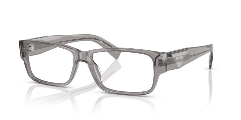 Transparent Grey - 0PR B09V 8056262361849 Prada Eyeglasses Man Rectangle