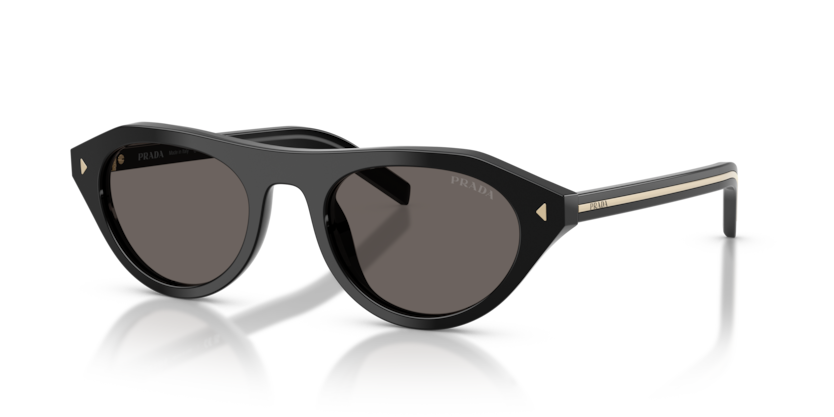 Black - 0PR B15S 8056262504284 Prada Sunglasses Woman Irregular