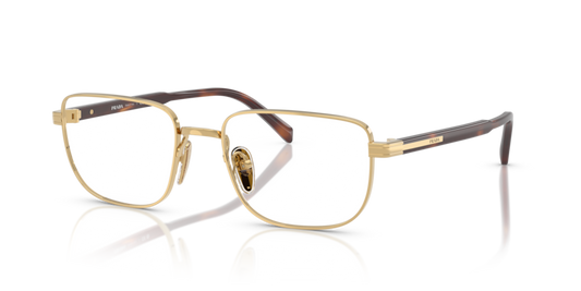 Gold - 0PR B51V 8056262380505 Prada Eyeglasses Man Rectangle