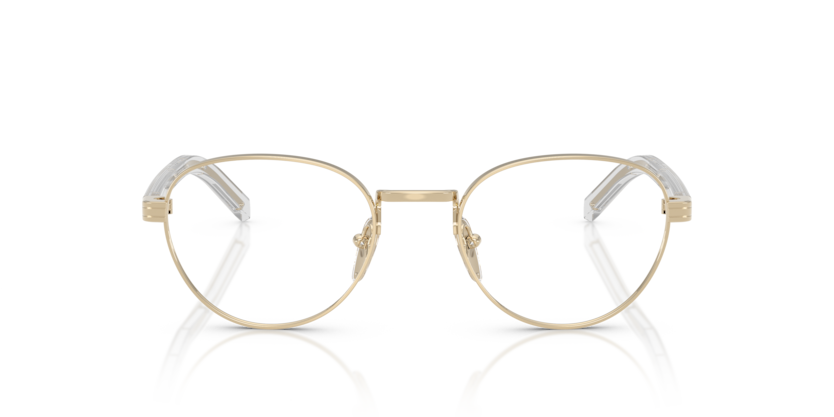 Pale Gold - 0PR B53V 8056262393147 Prada Eyeglasses Woman Round