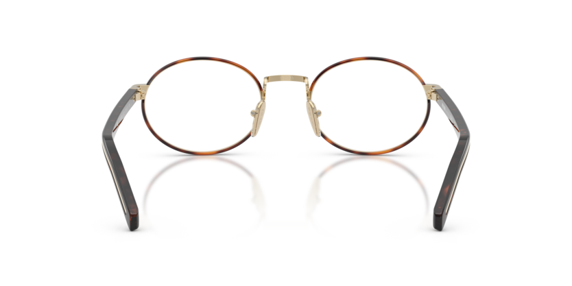 Pale Gold/Root Tortoise - 0PR B55V 8056262505694 Prada Eyeglasses Woman Oval