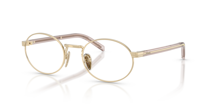 Pale Gold - 0PR B55V 8056262505779 Prada Eyeglasses Woman Oval