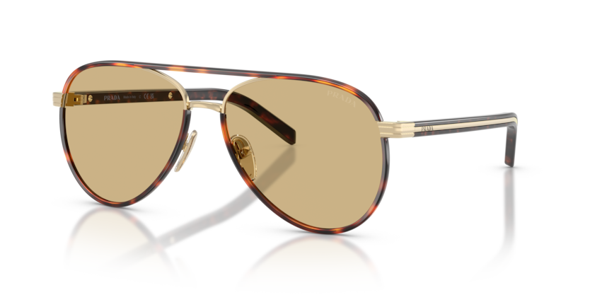 Pale Gold - 0PR B57S 8056262504437 Prada Sunglasses Woman Pilot