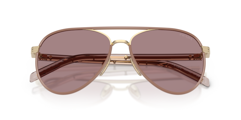 Pale Gold - 0PR B57S 8056262504413 Prada Sunglasses Woman Pilot