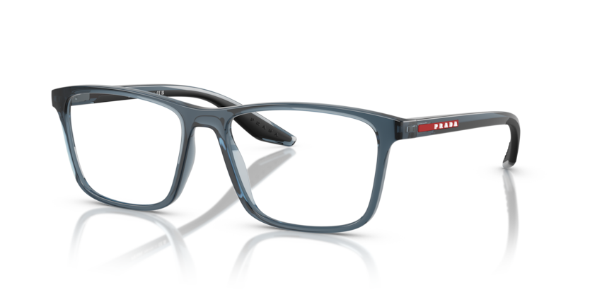 Transparent Azure - 0PS 01QV 8056262328330 Prada Linea Rossa Eyeglasses Man Pillow