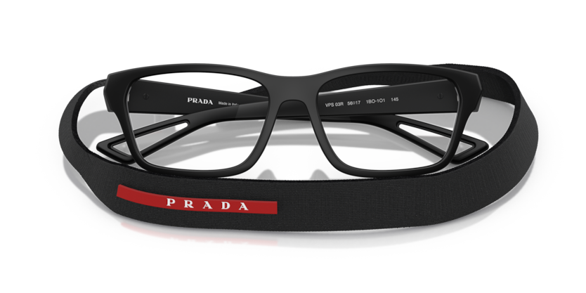 Matte Black - 0PS 03RV 8056262320532 Prada Linea Rossa Eyeglasses Man Pillow