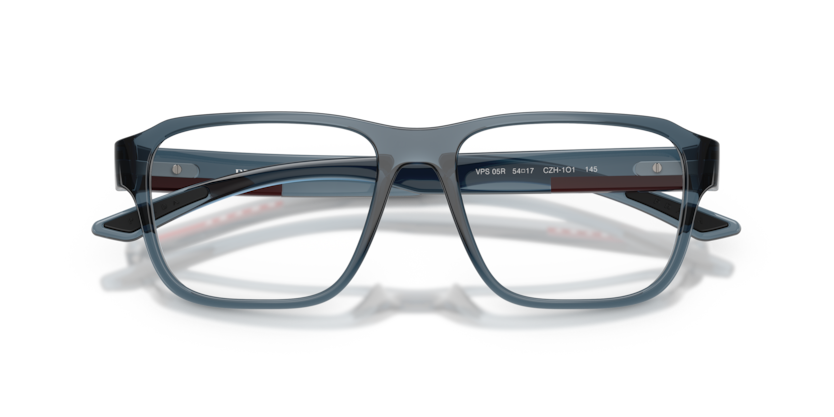 Transparent Azure - 0PS 05RV 8056262488072 Prada Linea Rossa Eyeglasses Man Irregular