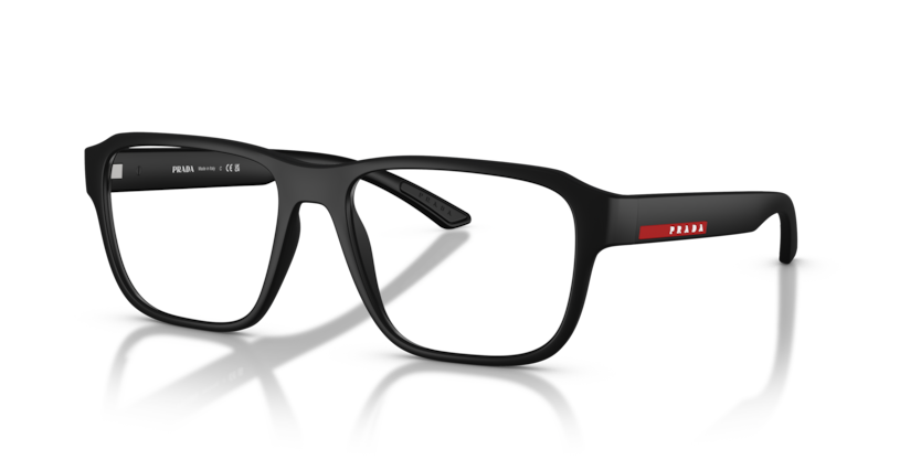 Rubber Black - 0PS 05RV 8056262488034 Prada Linea Rossa Eyeglasses Man Irregular