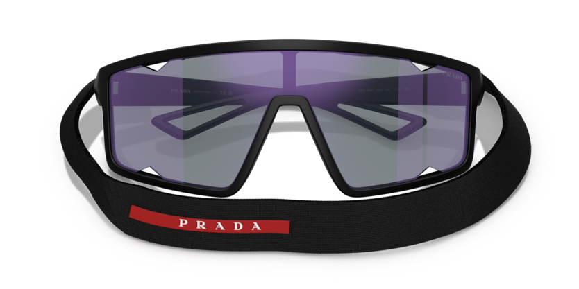 Matte Black - 0PS A03S 8056262318706 Prada Linea Rossa Sunglasses Man Rectangle