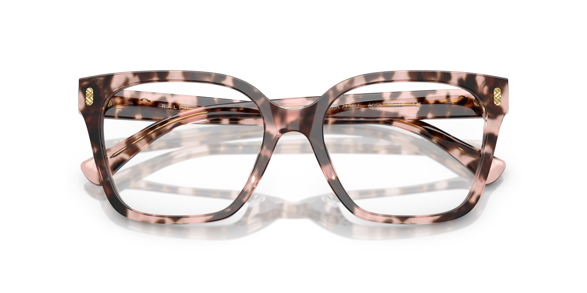 0RA7158U Pink Havana close front view image 5 barcode 8056262963289