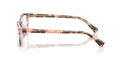 0RA7194U Rose Havana/Transparent side view image 2 barcode 8056262827925