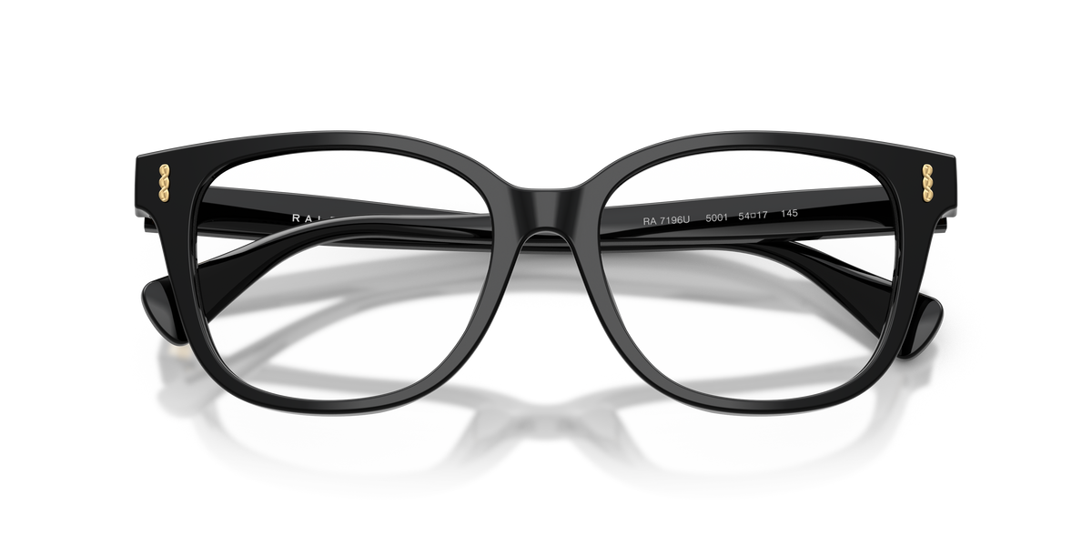 0RA7196U Shiny Black close front view image 5 barcode 8056262827901