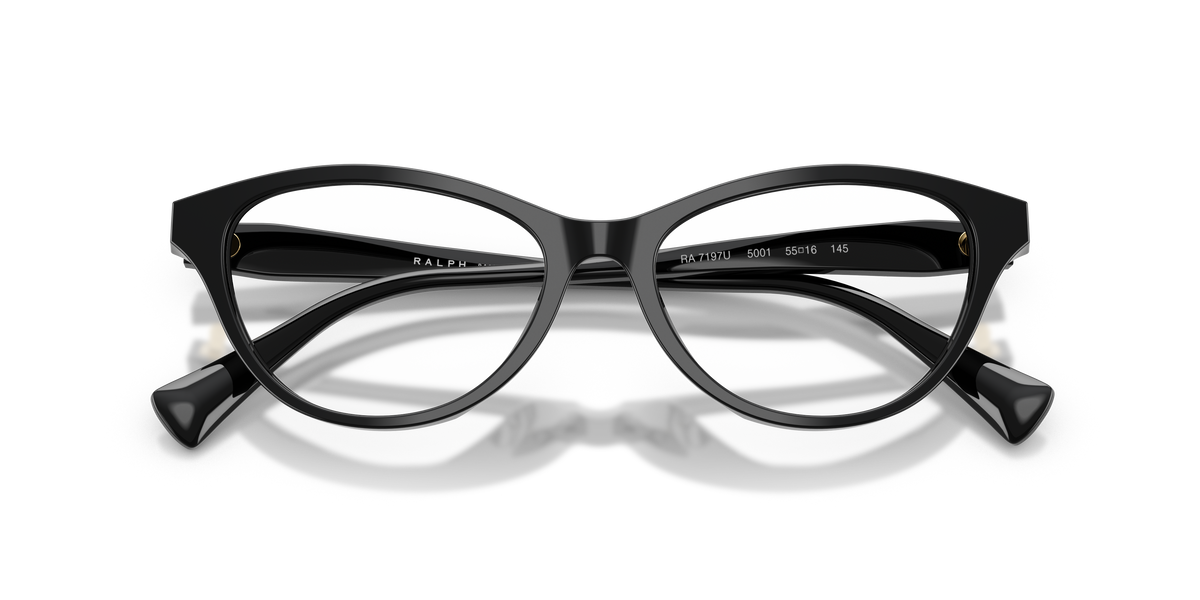 0RA7197U Shiny Black close front view image 5 barcode 8056262827949