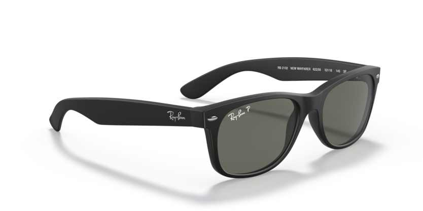 0RB2132 - Ray - Ban - (Rubber Black) Green Polarized - 52 - 18 - 145 MM - Ardor Eyewear 8053672131581