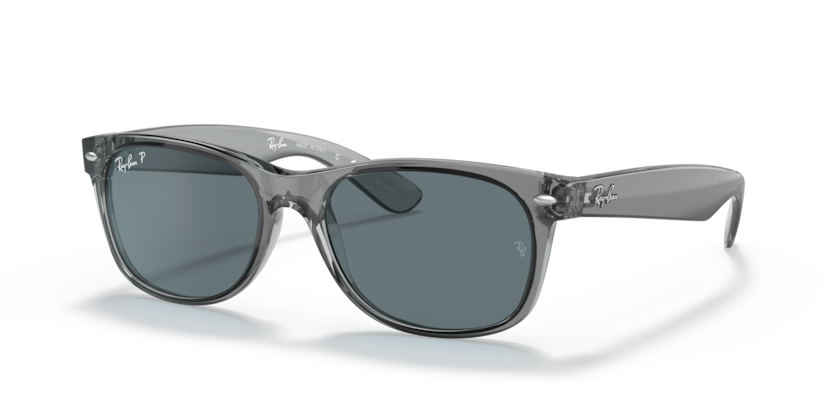 0RB2132 - Ray - Ban - (Transparent Grey) Dark Blue Polarized - 52 - 18 - 145 MM - Ardor Eyewear 8056597662048