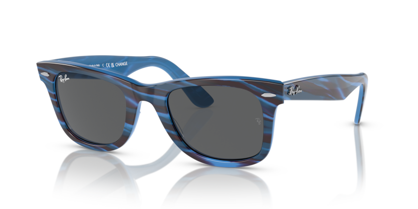 0RB2140 - Ray - Ban - (Photo Striped Blue) Dark Grey - 50 - 22 - 150 MM - Ardor Eyewear 8056262099353