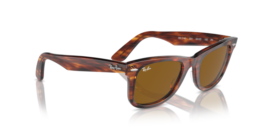 0RB2140 - Ray - Ban - (Striped Havana) B - 15 Brown - 50 - 22 - 150 MM - Ardor Eyewear 805289126676