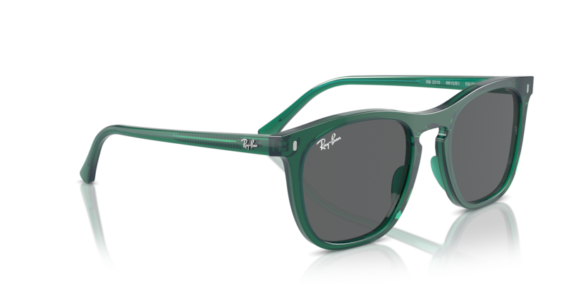 0RB2210 - Ray - Ban - (Transparent Green) Dark Grey - 53 - 21 - 145 MM - Ardor Eyewear 8056262030585