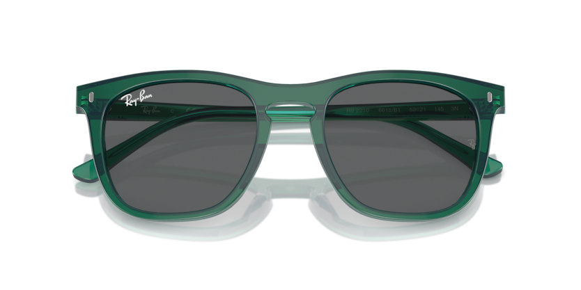 0RB2210 - Ray - Ban - (Transparent Green) Dark Grey - 53 - 21 - 145 MM - Ardor Eyewear 8056262030585