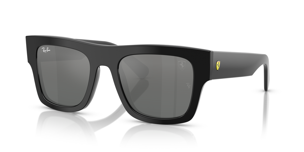 0RB2217M Black / Grey Mirror Silver Gradient (F60188) three quarter view image 1 barcode 8056266184161