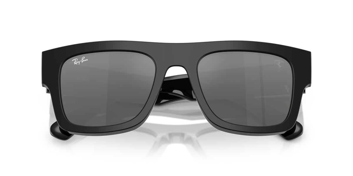 0RB2217M Black / Grey Mirror Silver Gradient (F60188) close front view image 6 barcode 8056266184161