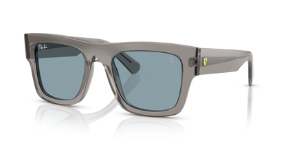 0RB2217M Transparent Grey / Azure (F70472) three quarter view image 1 barcode 8056266184178