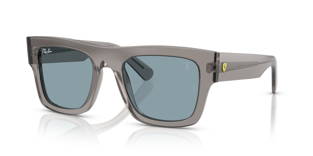 0RB2217M Transparent Grey / Azure (F70472) three quarter view image 1 barcode 8056266184178
