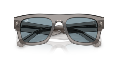 0RB2217M Transparent Grey / Azure (F70472) close front view image 6 barcode 8056266184178