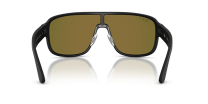 0RB2229 Black / Green Mirror Silver Polarised+ (901SA1) rear view image 3 barcode 8056266183935
