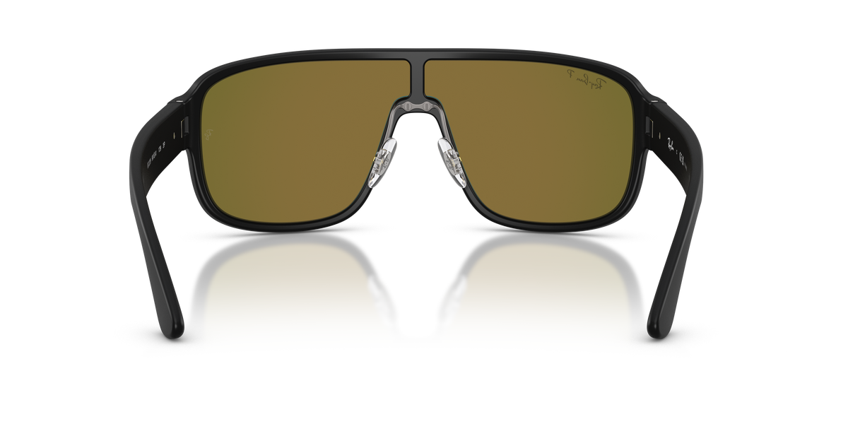 0RB2229 Black / Green Mirror Silver Polarised+ (901SA1) rear view image 3 barcode 8056266183935