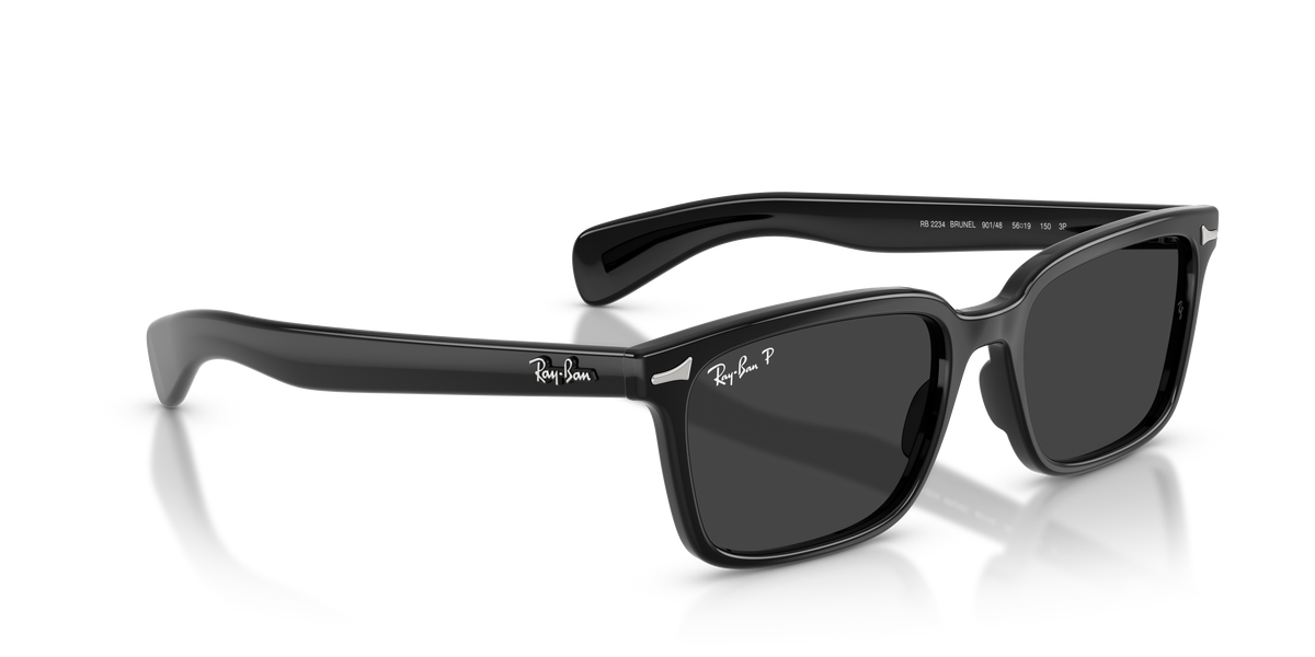 0RB2234 Black / Polarized Black (901/48) alternate view image 4 barcode 8056262975626