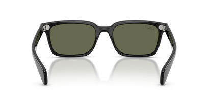0RB2234 Black / Green Polarized (901/58) rear view image 3 barcode 8056262975657