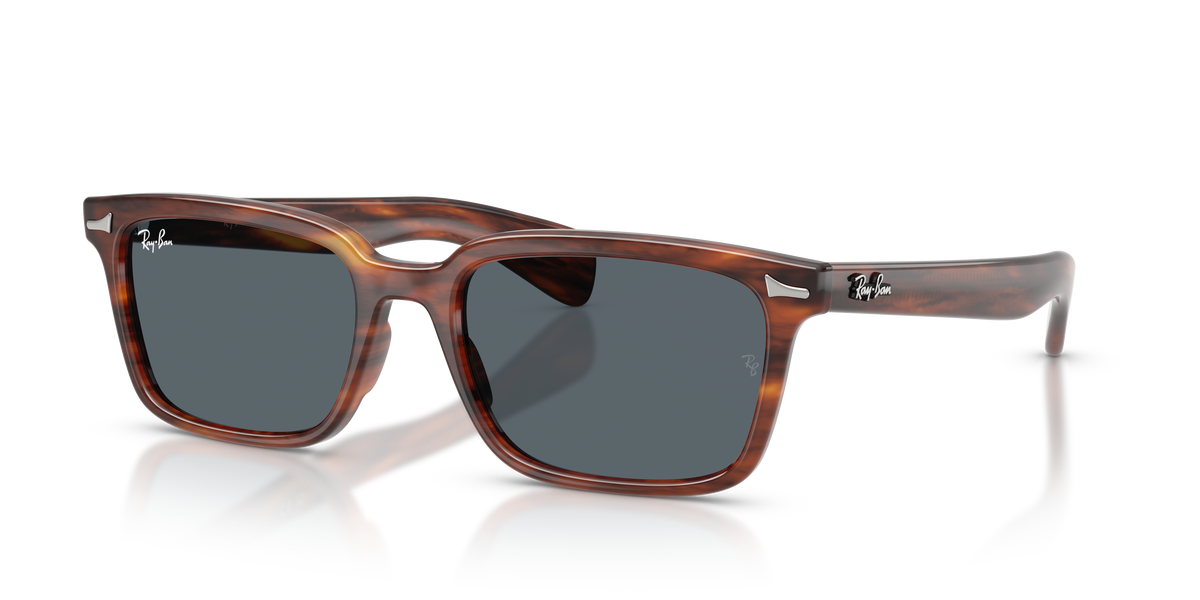 0RB2234 Striped Havana / Dark Blue (954/R5) three quarter view image 1 barcode 8056262975749