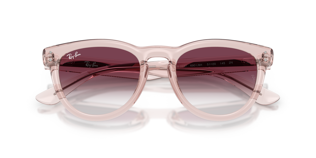 0RB2237 Transparent Pink close front view image 6 barcode 8056262977385