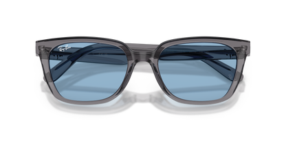 0RB2243D Transparent Grey close front view image 6 barcode 8056266002250