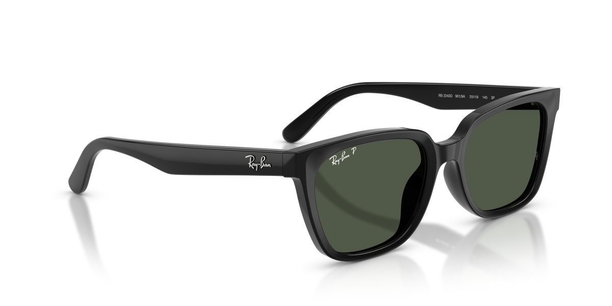 0RB2243D Black / Polarized Dark Green (901/9A) alternate view image 4 barcode 8056266002281