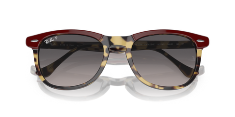 0RB2398 - Ray - Ban - Frame: Tortoise - (Bordeaux On Yellow Havana 1377M3) - Lens: Grey Polarized - 53 MM - Ardor Eyewear