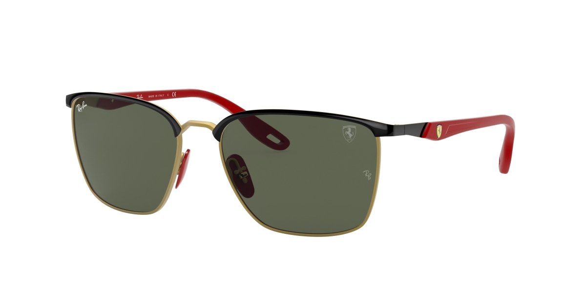 0RB3673M - Ray - Ban - (Black On Gold) Green Classic - 56 - 17 - 140 MM - Ardor Eyewear 8056597382809