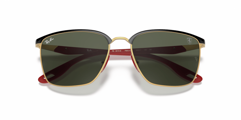 0RB3673M - Ray - Ban - (Black On Gold) Green Classic - 56 - 17 - 140 MM - Ardor Eyewear 8056597382809