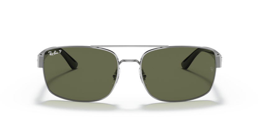 0RB3687 - Ray - Ban - (Gunmetal) Green Polar Polarized - 61 - 17 - 140 MM - Ardor Eyewear 8056597625968