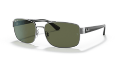 0RB3687 - Ray - Ban - (Gunmetal) Green Polar Polarized - 61 - 17 - 140 MM - Ardor Eyewear 8056597625968