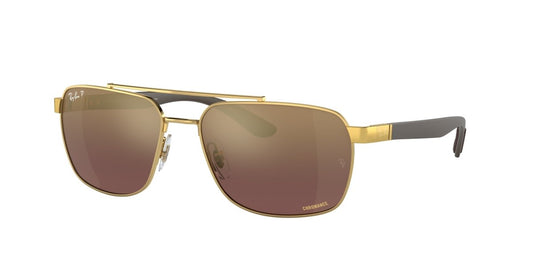 0RB3701 - Ray - Ban - (Arista Gold) Purple/Gold Polarized - 59 - 17 - 145 MM - Ardor Eyewear 8056597728362