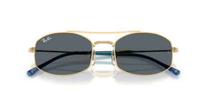 0RB3719 Arista Gold / Blue (9278R5) close front view image 6 barcode 8056262672693