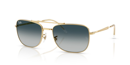 0RB3755 Arista Gold / Grey Gradient Blu (920132) three quarter view image 1 barcode 8056262866337