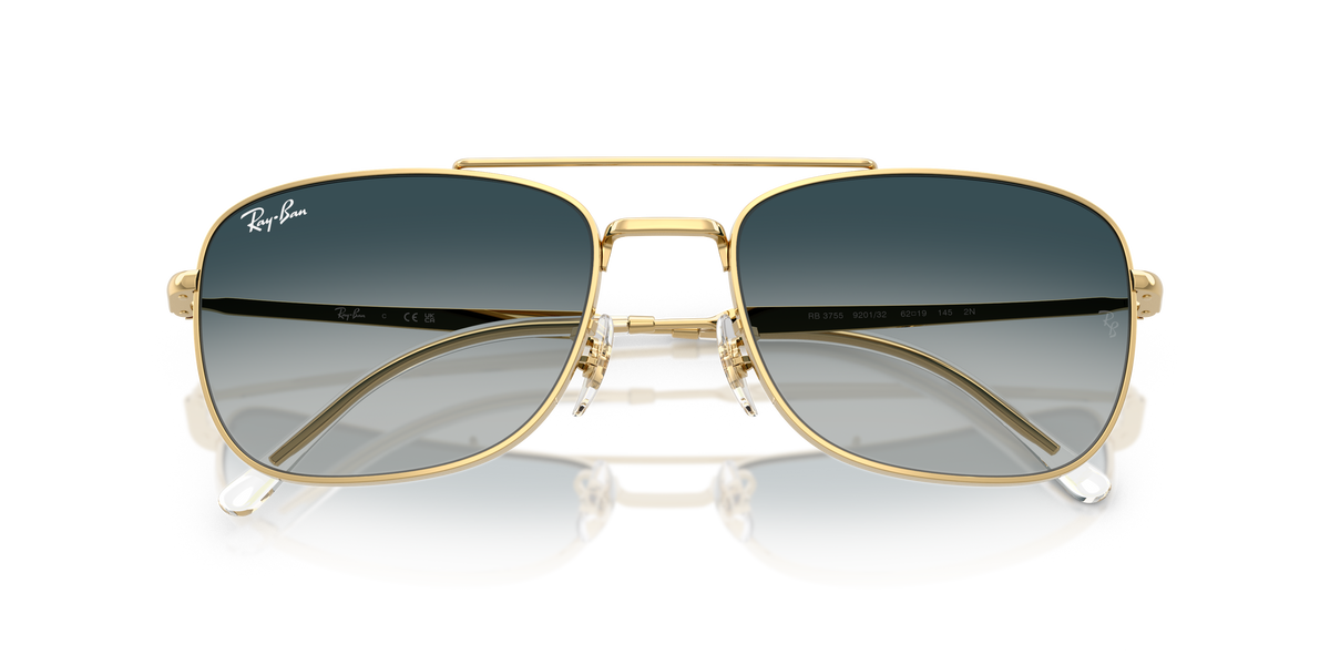 0RB3755 Arista Gold / Grey Gradient Blu (920132) close front view image 6 barcode 8056262866337